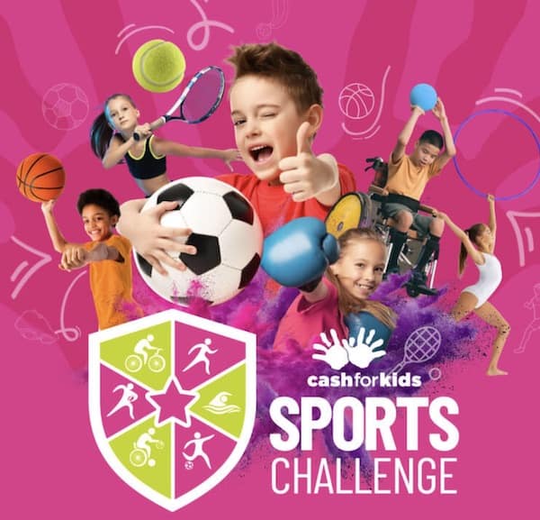 Cash for kids sports logo